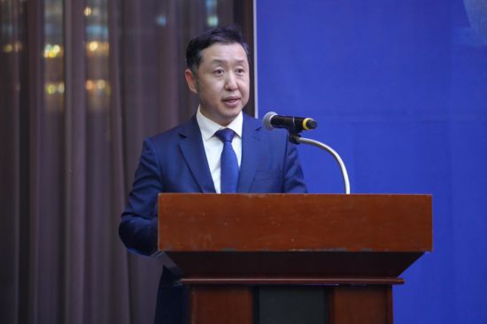 中国驻济州总领事陈建军现场致辞。(图片由中国驻济州总领馆提供)