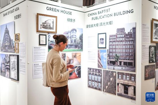 12月1日,在匈牙利布达佩斯,参观者观看展览。