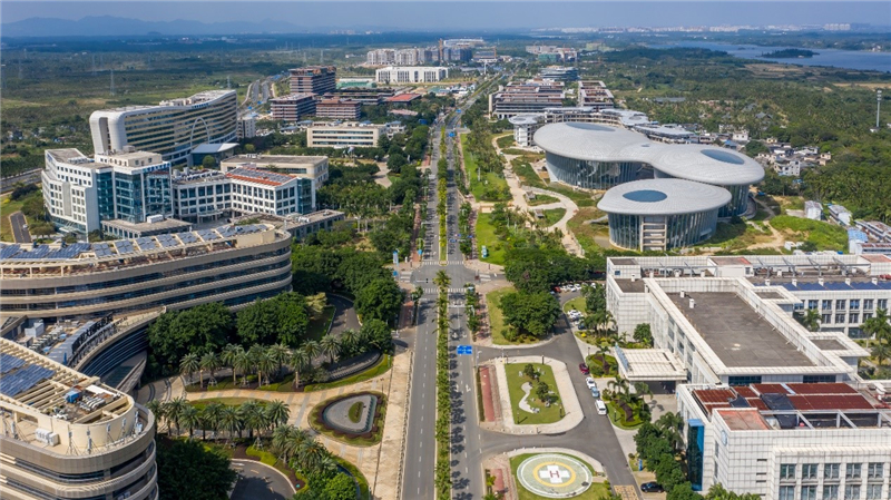 海南博鳌乐城国际医疗旅游先行区俯瞰图。海南博鳌乐城国际医疗先行区管理局供图